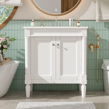 Load image into Gallery viewer, Bathroom Vanity Cabinet With Sink, Soft Close Doors, Storage Cabinet
