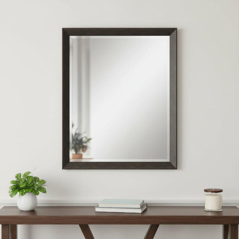 44" Accent Mirror - Dark Brown