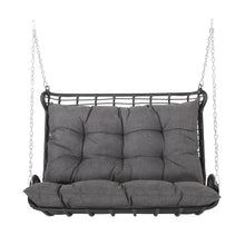 Load image into Gallery viewer, Arruda - Outdoor Wicker Porch Swing With Cushions
