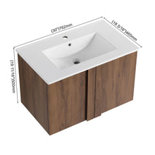 Load image into Gallery viewer, Floating Bathroom Vanity With Sink Combo
