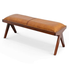 Load image into Gallery viewer, Chad - Bench - Brown / Tan
