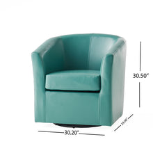 Load image into Gallery viewer, Melodize - Swivel Club Chair With Barrel Shape Design
