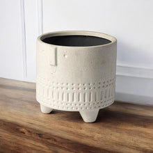 Load image into Gallery viewer, Abstract Cylinder Table Vase (397502) - White
