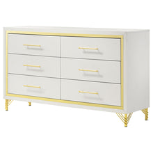 Load image into Gallery viewer, Chesney - 6 Drawer Bedroom Dresser - White
