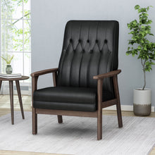 Load image into Gallery viewer, Mid Century Modern Upholstered Accent Chair
