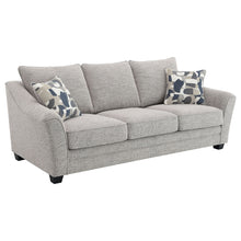 Load image into Gallery viewer, Mingle ] Upholstered Sofa - Light Gray
