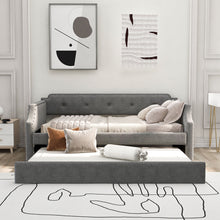Load image into Gallery viewer, Upholstered Daybed With Trundle
