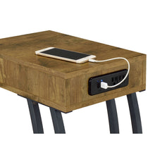 Load image into Gallery viewer, Hi-Tech Accent Table With USB Ports
