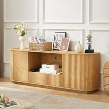 Load image into Gallery viewer, Modern Wavy TV Stand Rounded Sideboard With Storage Cabinet
