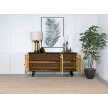 Load image into Gallery viewer, Madrid - 3 Door Accent Cabinet Doors - Natural / Black
