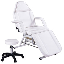 Load image into Gallery viewer, 72.8" Massage Salon Tattoo Chair With Two Trays Esthetician Bed With Hydraulic Stool, Multi-Purpose 3-Section Facial Bed Table, Adjustable Beauty Barber Spa Beauty Equipment
