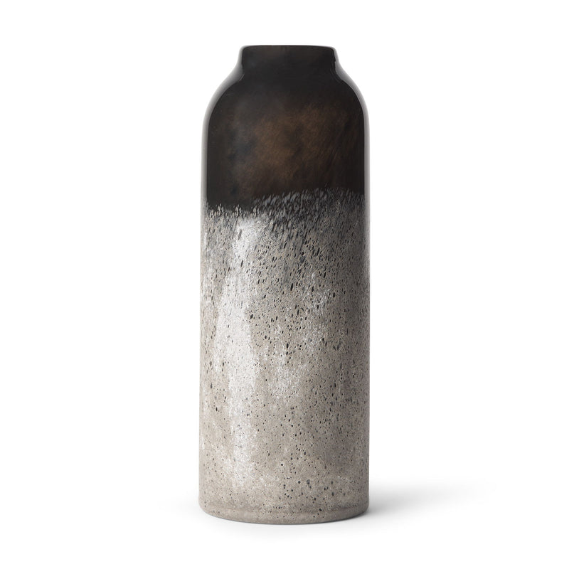 Cylinder Table Vase - Black / Gray
