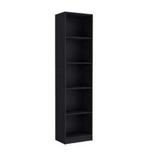 Load image into Gallery viewer, Five Tier Bookcase (546337) - Black

