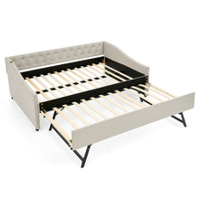 Load image into Gallery viewer, Upholstered Daybed With USB Charging &amp; Pull Out Bed
