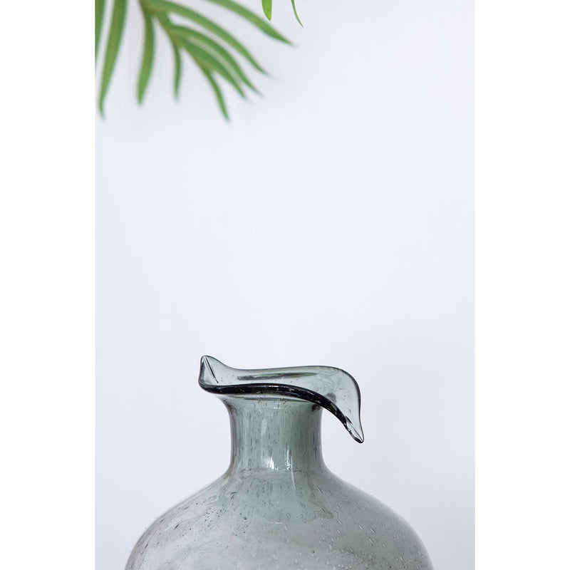 Bubble Round Table Vase (565474) - Light Gray