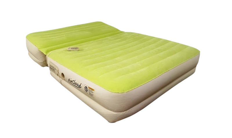 Incline Adjustable Inflatable King Size Air Mattress - Moss / Green