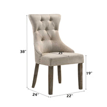 Load image into Gallery viewer, Gabrian - Two Tone Reclaimed Side Chair (Set of 2) - Beige / Gray
