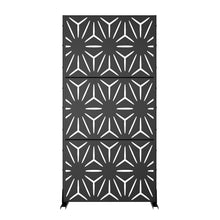 Load image into Gallery viewer, Three Panel Screen Room Divider (720209) - Black
