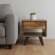 Load image into Gallery viewer, Metal Square End Table - Gold
