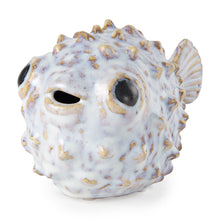 Load image into Gallery viewer, Petite Puffer Fish Sculpture - Off White
