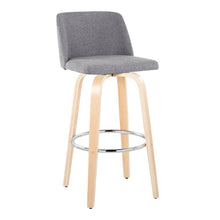 Load image into Gallery viewer, Toriano - Contemporary Fixed Height Barstool &amp; Swivel With Round Footrest (Set of 2)
