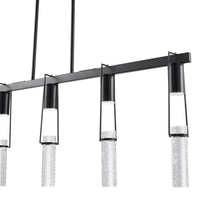 Load image into Gallery viewer, Five Light Metal Faux Crystals Dimmable Smart Enabled Chandelier With Shades - Black / Clear
