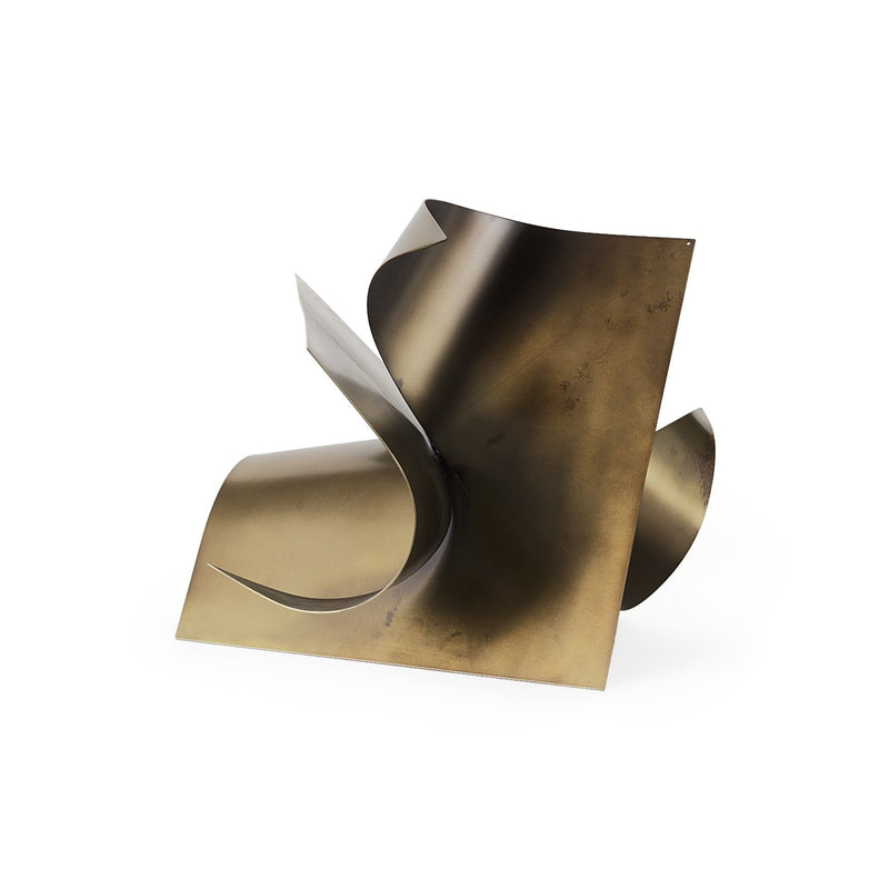 Contempo Abstract Sculpture (392541) - Antiqued Gold