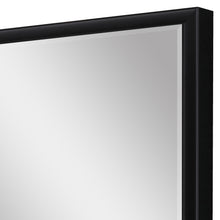 Load image into Gallery viewer, 30" Solid Wood Framed Accent Mirror - Black

