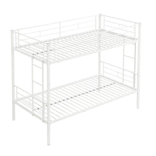 Load image into Gallery viewer, METAL BUNK BED  WHITE
