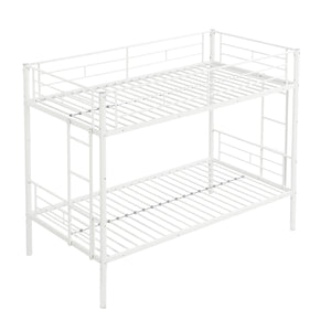 METAL BUNK BED  WHITE