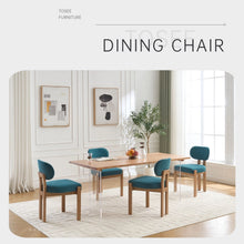 Load image into Gallery viewer, Dining Chairs With Ergonomic Backrest And Adjustable Feet (Set of 2)
