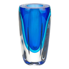 Load image into Gallery viewer, Cylinder Table Vase (375783) - Blue / Clear
