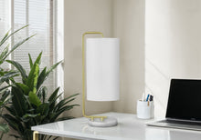 Load image into Gallery viewer, Lighting, Table Lamp, Marble, Contemporary - White
