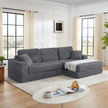 Load image into Gallery viewer, Modern Minimalist L Shape Modular Sectional Sofa, Couch
