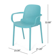 Load image into Gallery viewer, Roxanne - Outdoor Stacking Dining Armchair (Set of 2)
