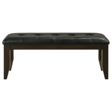 Load image into Gallery viewer, Tufted Upholstered Dining Bench - Brown
