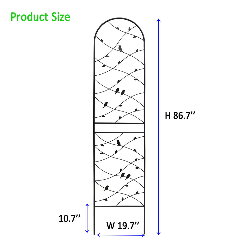 Garden Rustproof Trellis For Climbing Plants