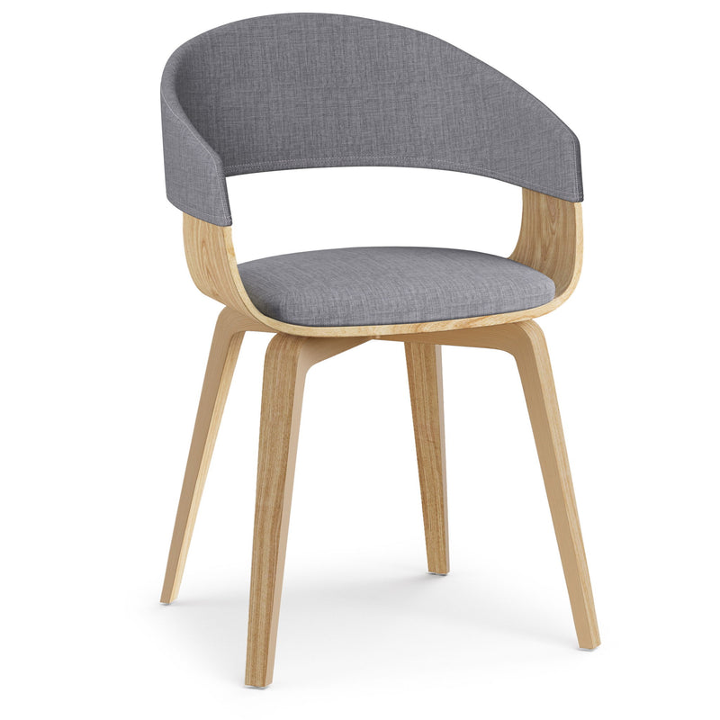 Wood Dining Parsons Chair - Gray / Brown