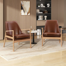 Load image into Gallery viewer, Mid-Century Modern Accent Armchair With High Back
