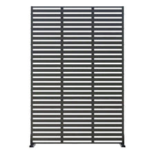 Load image into Gallery viewer, Three Panel Screen Room Divider (720063) - Black

