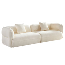 Load image into Gallery viewer, Sectional Sofa With Durable Fabric, Solid Wood Frame, And High Density Sponge Fill
