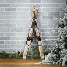 Load image into Gallery viewer, Skiing Tabletop Sculpture - Beige / Brown

