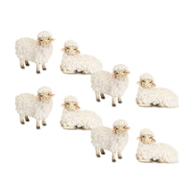 Load image into Gallery viewer, Poly Tabletop Sculpture (Set of 8) - White
