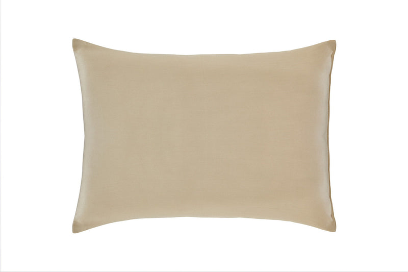 Cotton Wool Medium Hypoallergenic Standard Bed Pillow - Beige
