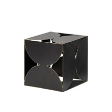 Load image into Gallery viewer, Contemporary Geo Cube Sculpture (392474) - Black

