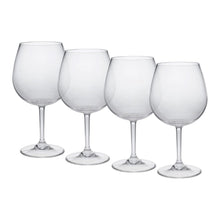 Load image into Gallery viewer, Leadingware Plastic Wine Glasses (Set of 4), Unbreakable Bpa Free Tritan 23Oz - Clear
