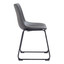 Load image into Gallery viewer, Upholstered Velvet Dining Side Chairs (Set of 2) - Charcoal / Black

