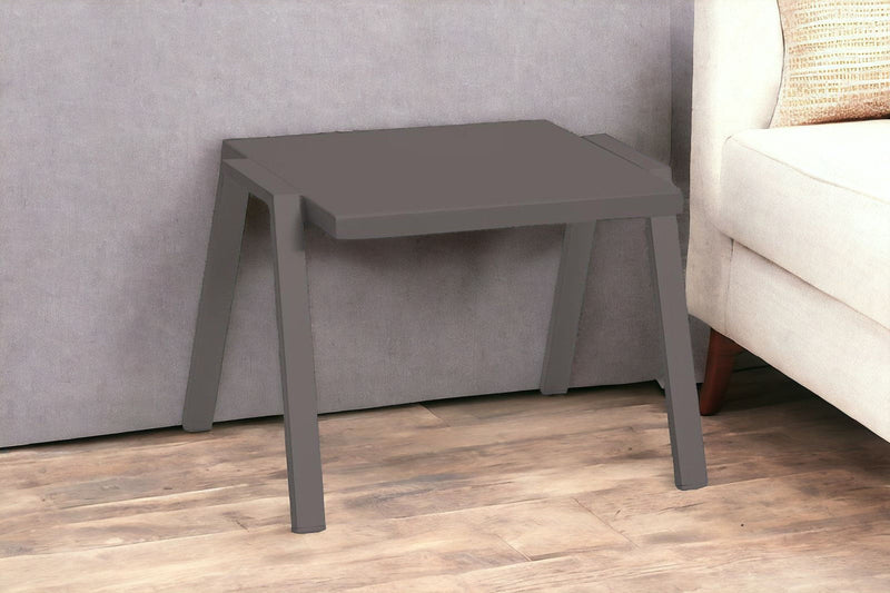 Aluminum End Table - Taupe