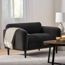 Load image into Gallery viewer, Sway - Upholstered Loveseat With Wood Legs And Round Arms
