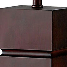 Load image into Gallery viewer, 27" Bedside Table Lamp With White Shade - Brown
